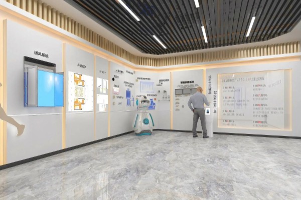 園林用金屬工具制造展廳投影設(shè)計(jì)裝修